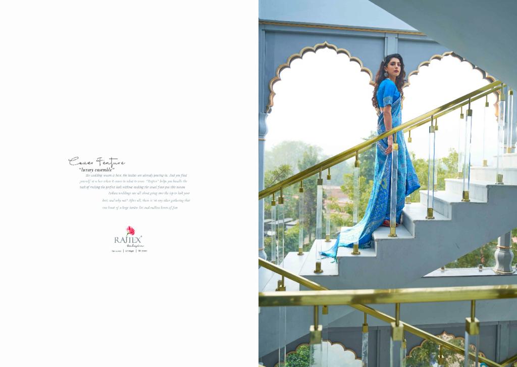 Rajtex Kashna Latest Designer Party Wear Soft silk weaving Saree Collection