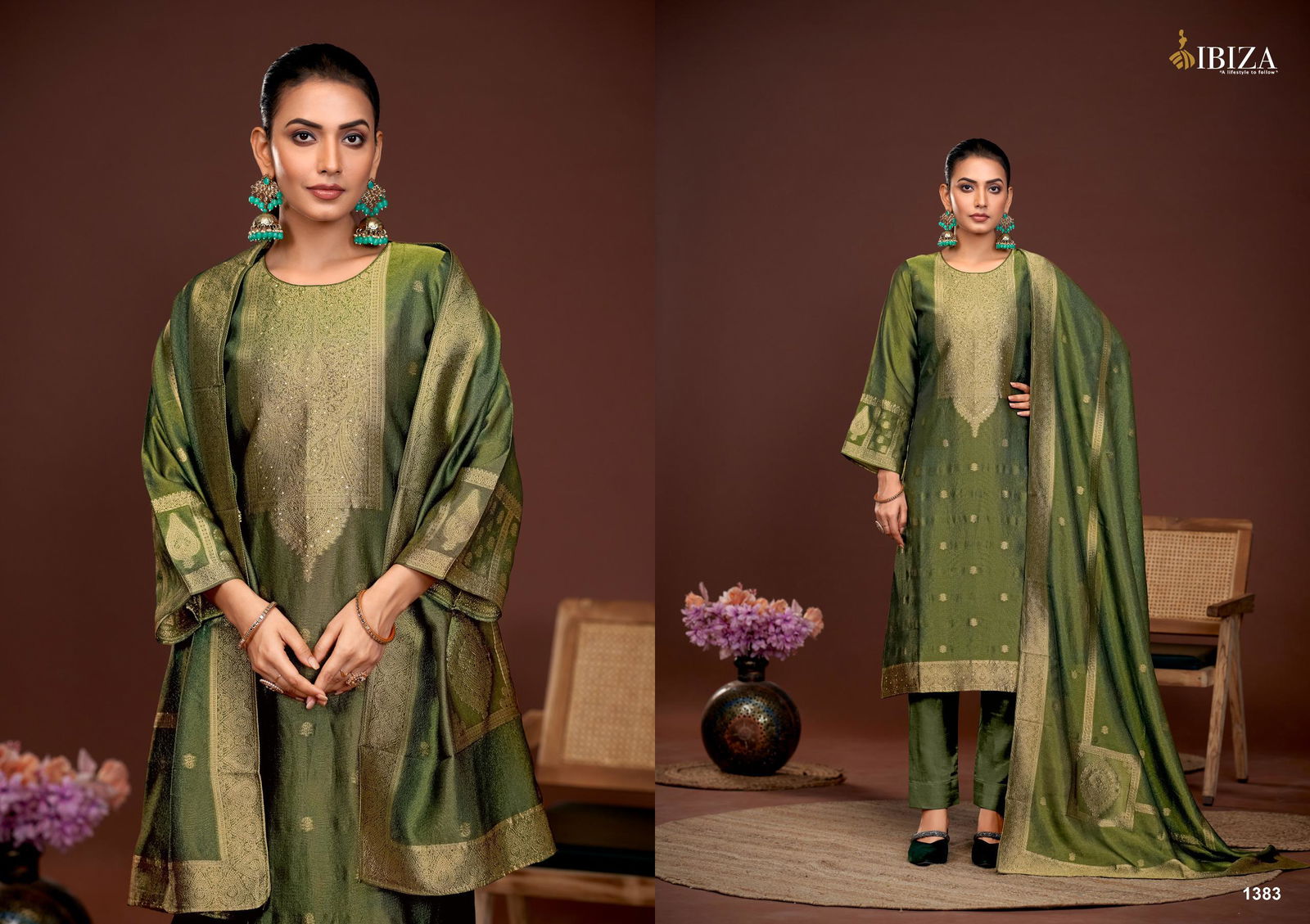 Parthi By Ibiza Banglory Silk Designer Salwar Kameez Wholesalers In Delhi