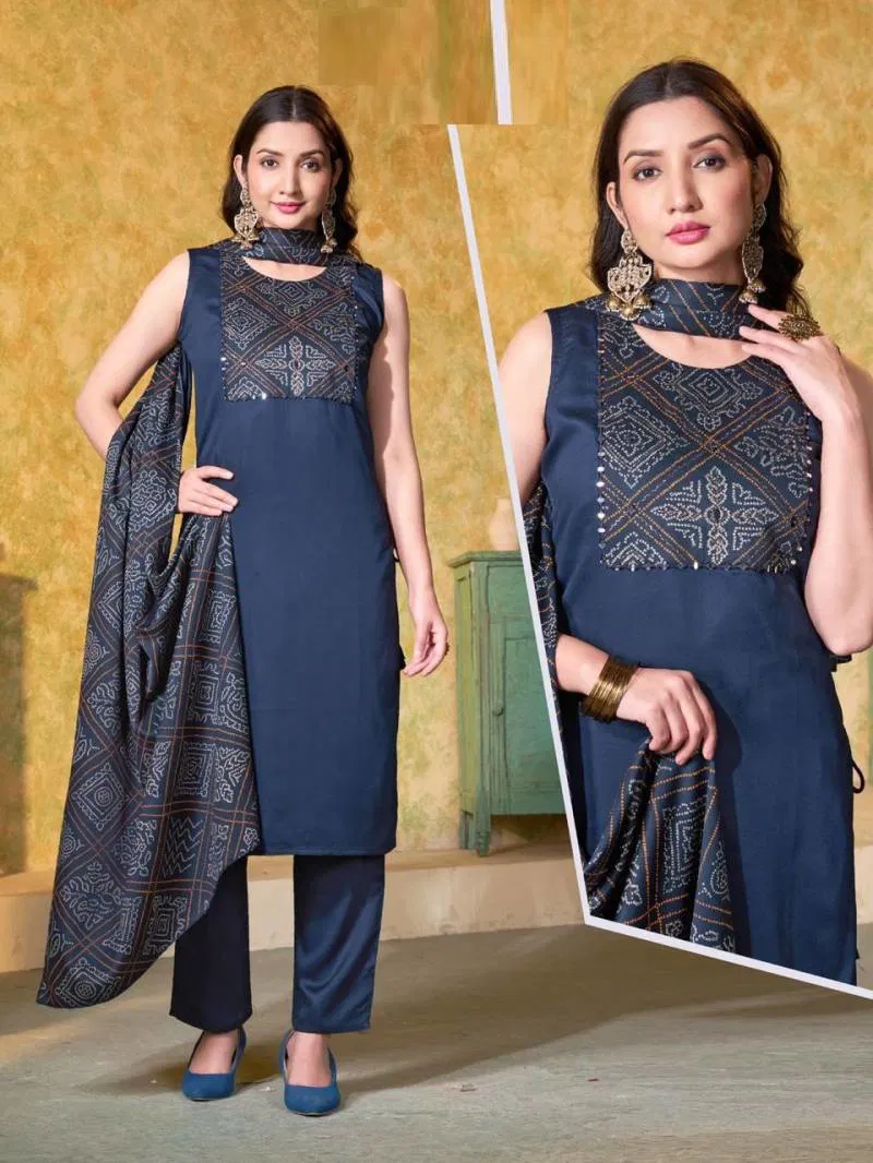 Afs Manch 01 Ghazi Silk Kurti Bottom With Dupatta Wholesale Online