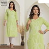 Naisha K 297 Cotton Flex Embroidery Casual Wear Exporters In India