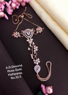 AD Diamond Silver And Rose Gold Hath Panja Accessories Catalog