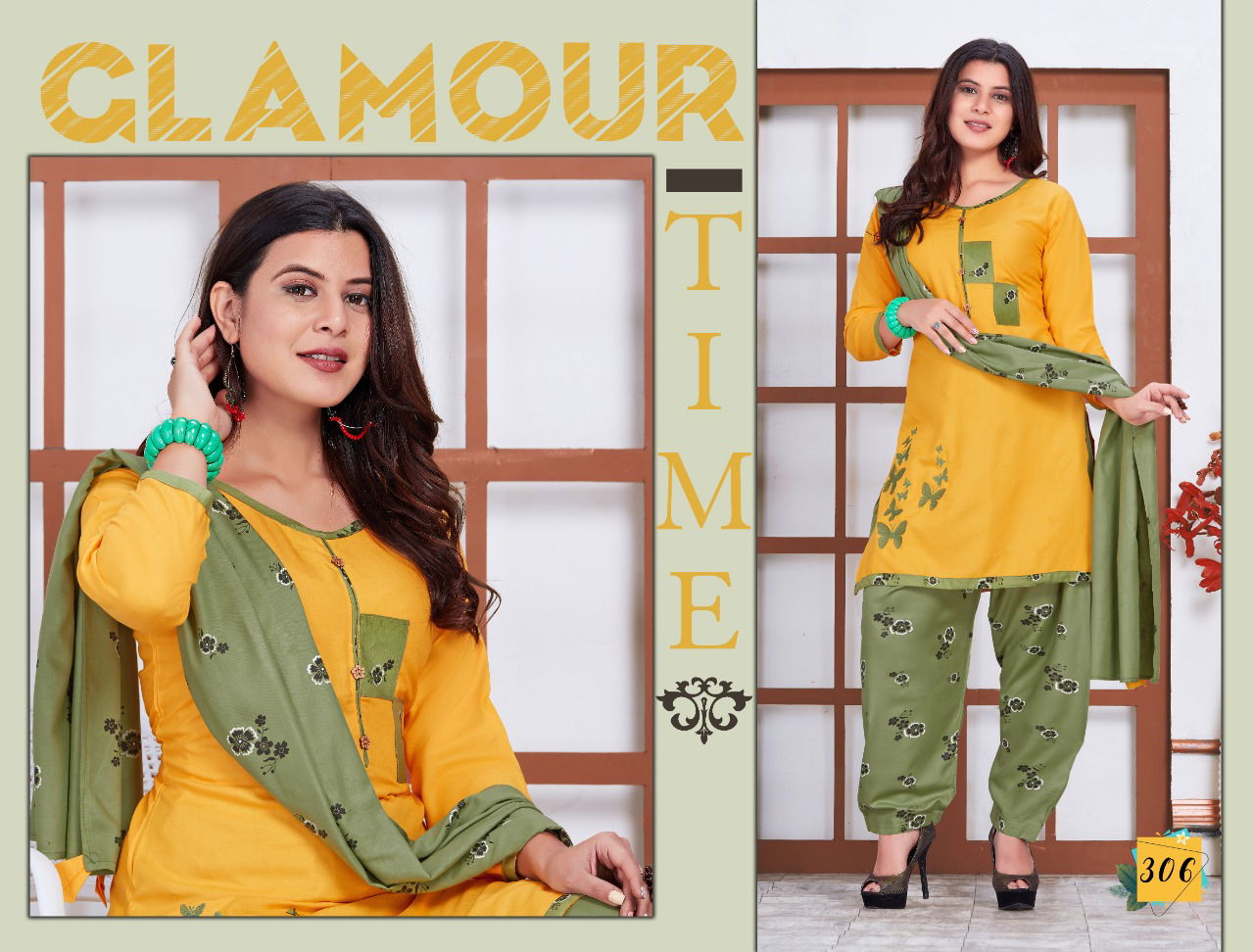 Trendy First Lady 2 Latest fancy Regular Casual Wear Rayon Printed Readymade Collection
