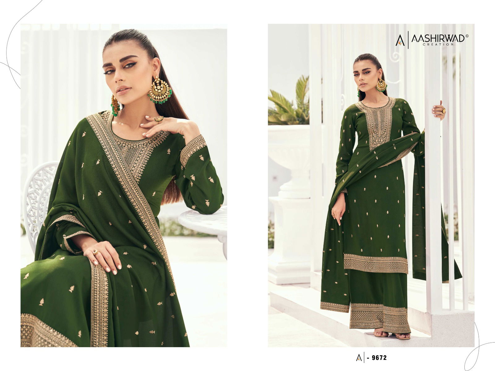 Preet By Aashirwad Silk Salwar Suit Catalog