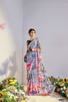 Spring Aura By Sanjana Fancy Printed Cocktail Wear Saree Orders In India