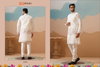Royal Rivaaj by Shubhvastra Viscose Mens Kurta With Koti Bottom Exporters In India