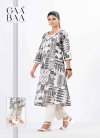 Gaabaa 937 Pure Soft Cotton Kurti With Bottom Wholesale Market In Surat