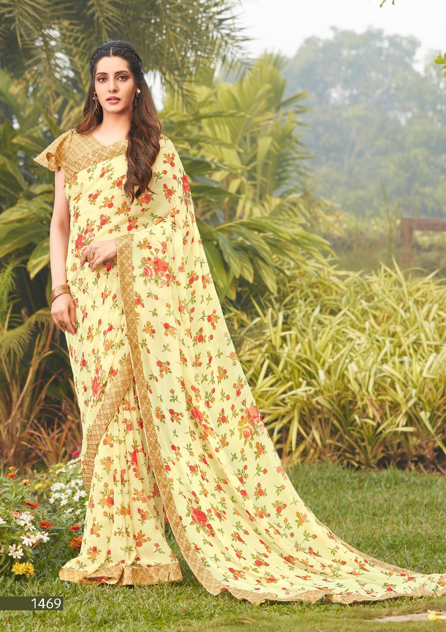 PRIYA PARIDHI  NATASHA Latest Fancy Designer Casual Wear Georgette Printed Saree Collection
