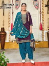 Patiyala By Banwery Gadhwal Silk Punjabi Patiyala Suits Wholesale Price In Surat
