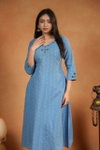 Naisha K 399 Cotton Handloom Hand Work Kurti With Pant Bulk Orders In India
