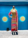 LG 1834 Fancy Maslin Printed Embroidered Readymade Top and Pant With Dupatta Wholesale Online