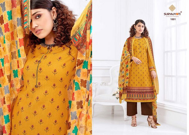 Suryajyoti Pakhee 1 Casual Daily Wear Cotton Designer Dress Material Collection