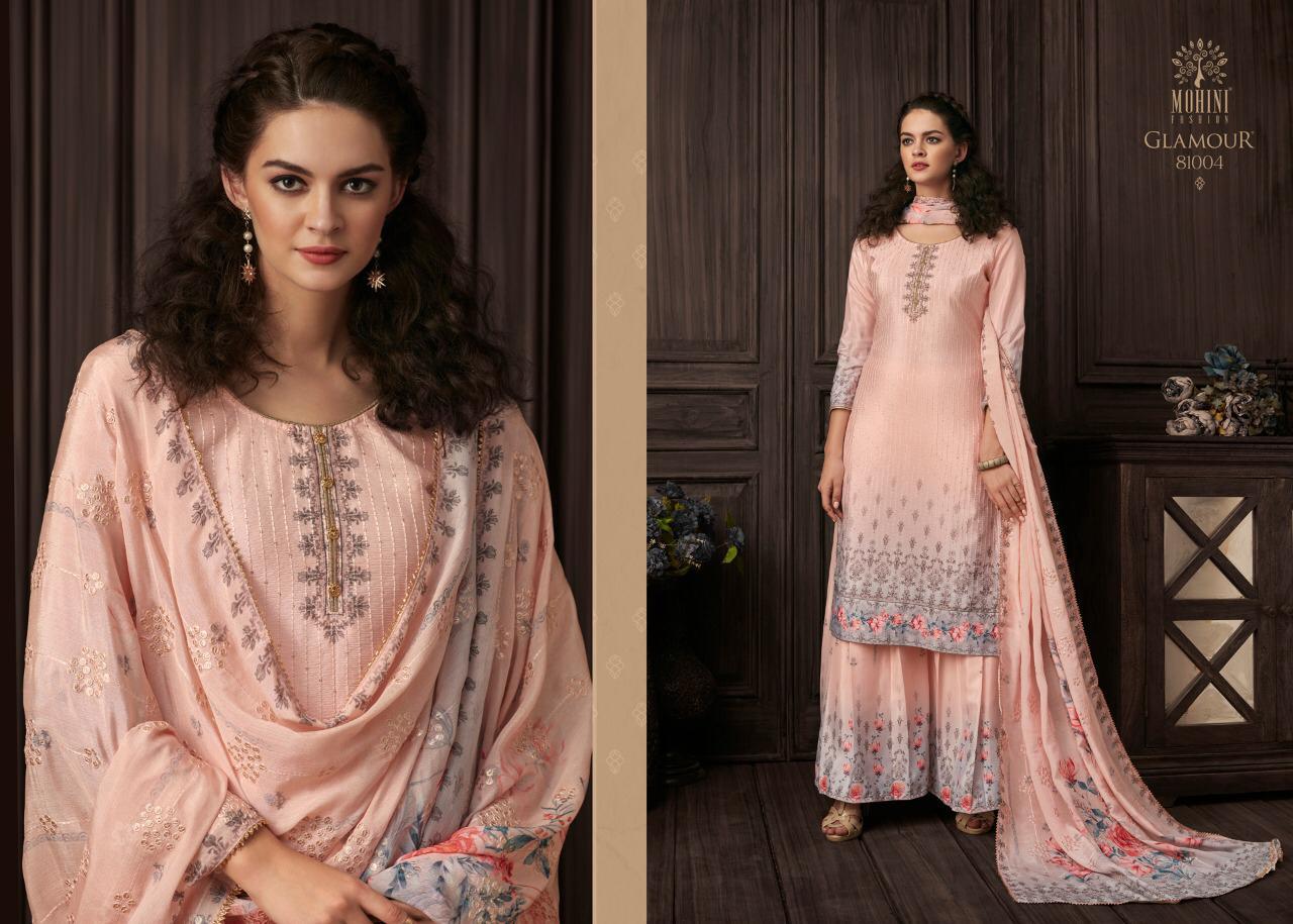 MOHINI GLAMOUR VOL-81 Latest Fancy Designer Festive Wear Muslin with Swarovski work Salwar Suit Collection