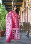 Naisha K 86 Cotton Printed Kurti Bottom With Dupatta Best Wholesale Shop In Surat