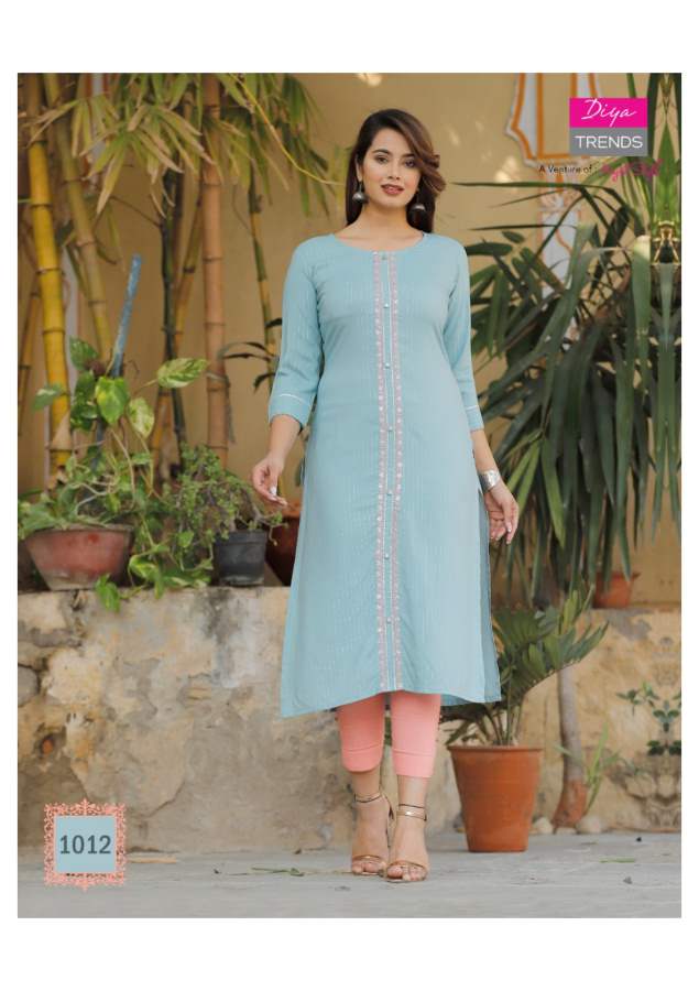 Fashion Story 1 Latest Party Wear Embroidery Fancy Kurti Collection