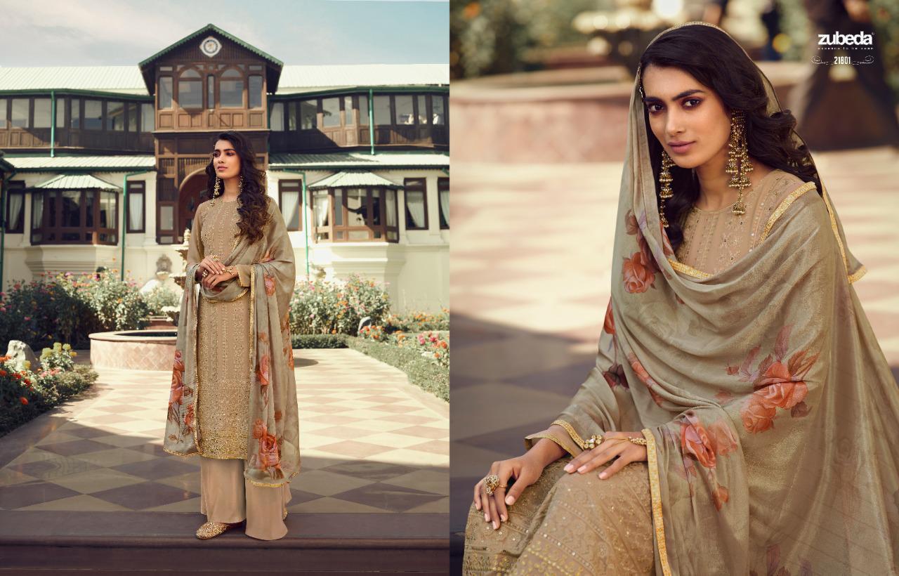 ZUBEDA AVANTIKA Latest fancy Casual Wear Heavy Real Georgette With Embroidery Work Salwar Suit Collection 