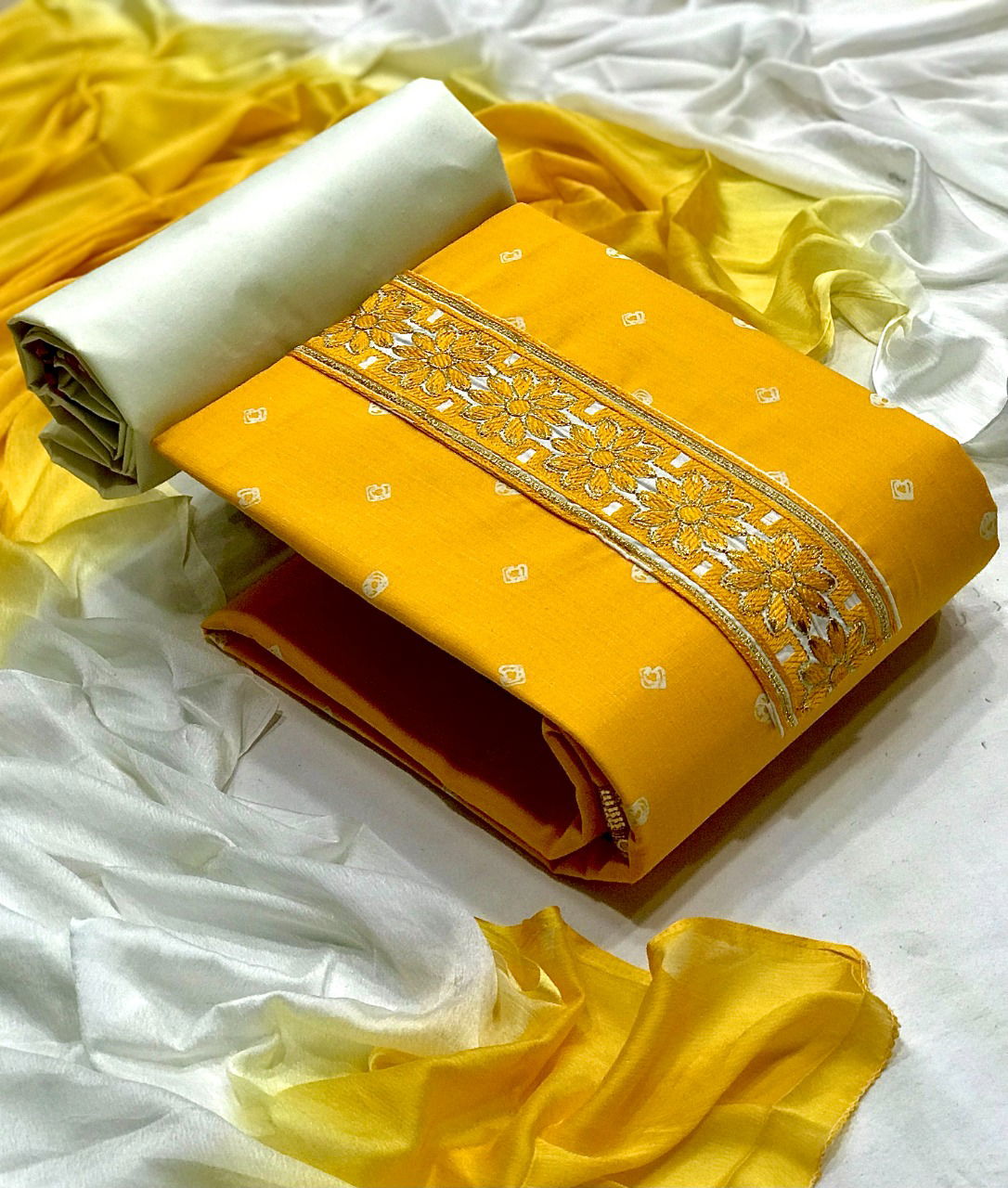 Tcvt Sangam Casual Daily Wear Slub Cotton Printed Dress Material Collection