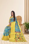 Shrinidhi Soft Silk Kalamkari Printed Designer Saree Catalog
