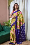 Bt 7103 Beautiful Cotton Block Printed Saree Wholesale Market Surat