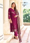 Myra By Kilory Maslin Jacquard Silk Wholesale Salwar Kameez In India
