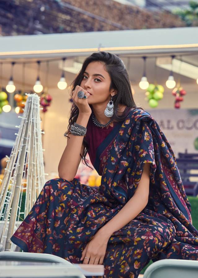 Lt Kala Kruti Latest fancy designer Regular Casual Wear Kashmiri Digital Printed Saree Collection
