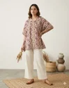 K 924 Vol 2 By Naisha Cotton Printed Kaftan Style Shirt Ladies Tops

