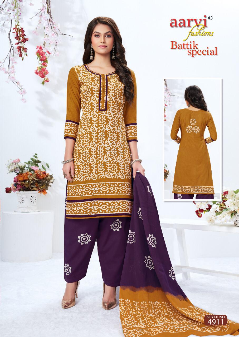 Aarvi Batik Special 13 Regular Wear Cotton Printed Ready Made Latest Collection
