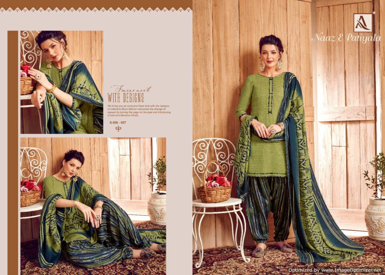 Alok Naaz E Patiala Latest Designer Printed Pure Pashmina Collection 