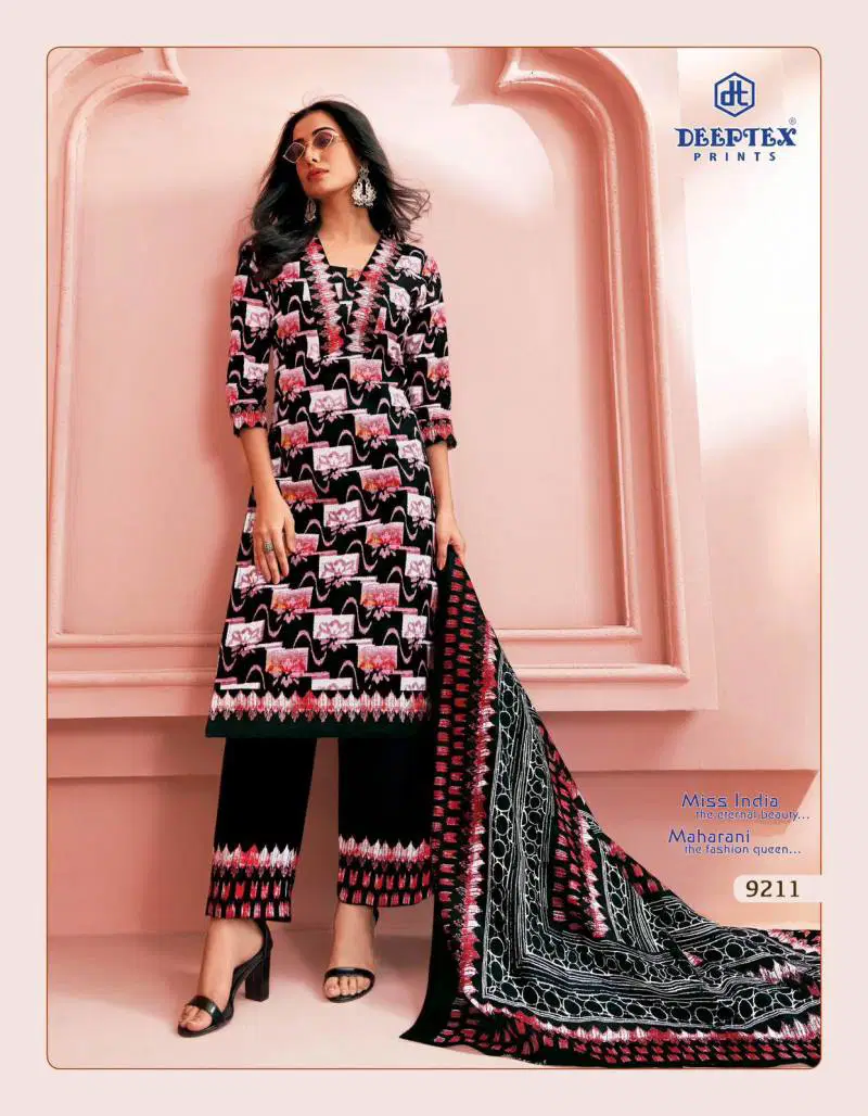 Miss India Vol 92 By Deeptex Cotton Printed Dress Material Exporters In India