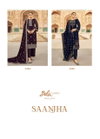 Saanjha By Bela Velvet Winter Wear Fancy Dress Material Wholesale Market In Surat