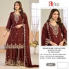 Bilqis B 270 A To D Chinon Embroidery Wholesale Readymade Sharara Suits In India 