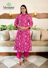 Flower Velly Vol 1 By Vaniska Aline Cut Surat Kurti With Bottom Wholesale Market