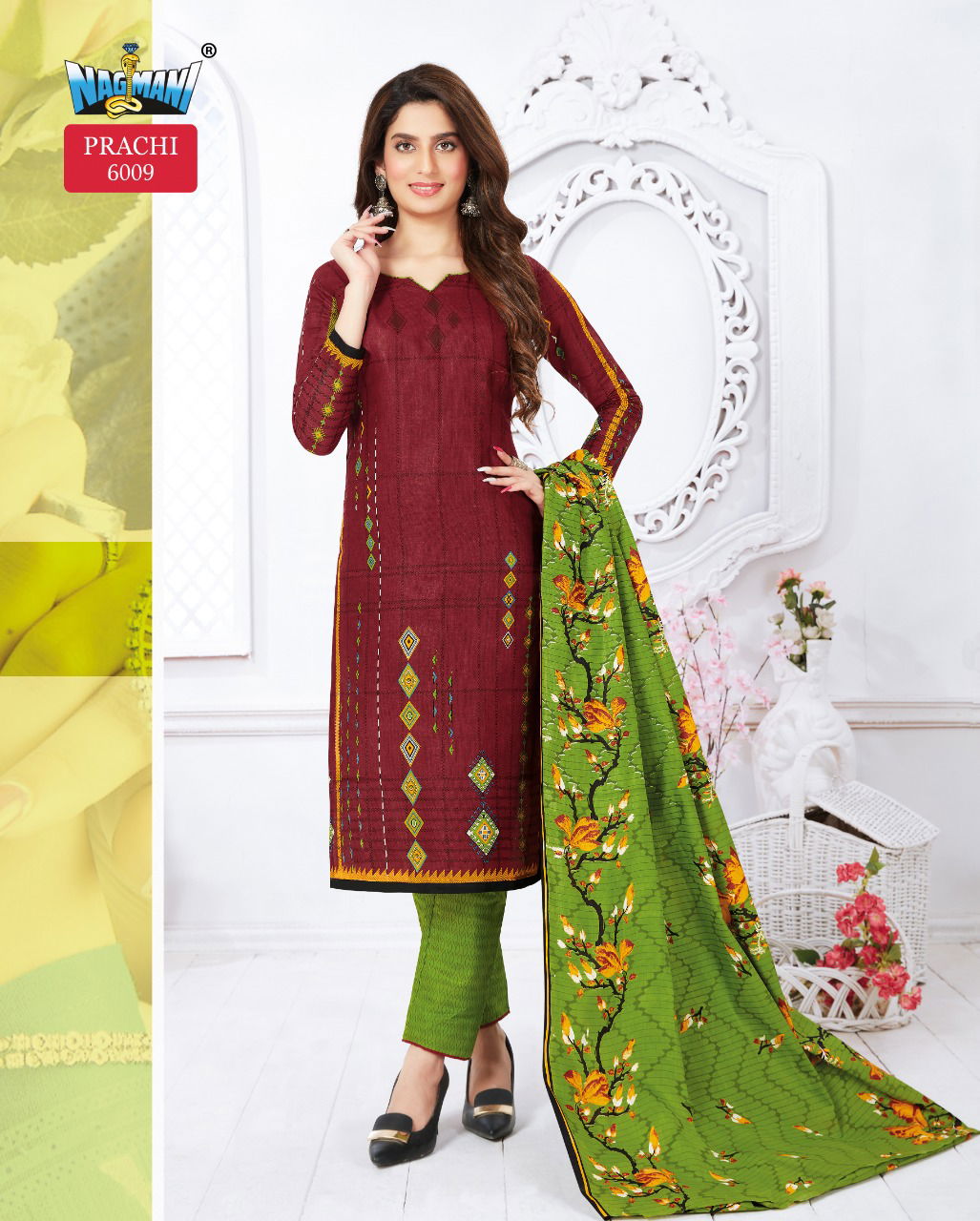 Nagmani Prachi Vol 6 Latest Pure Cotton Printed Daily Wear Dress Material Collection 