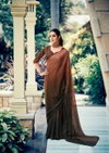 Firki By Sanskar Chiffon Weaving Pattern Trendy Design Saree Wholesale In India