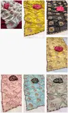 1296 Beautiful Designer Gold Crush Silk Embroidery Saree Suppliers In India
