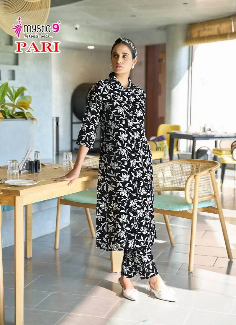 Pari Vol 1 by Mystic 9 Co Ord Set Kurti With Bottom Wholesale In India
