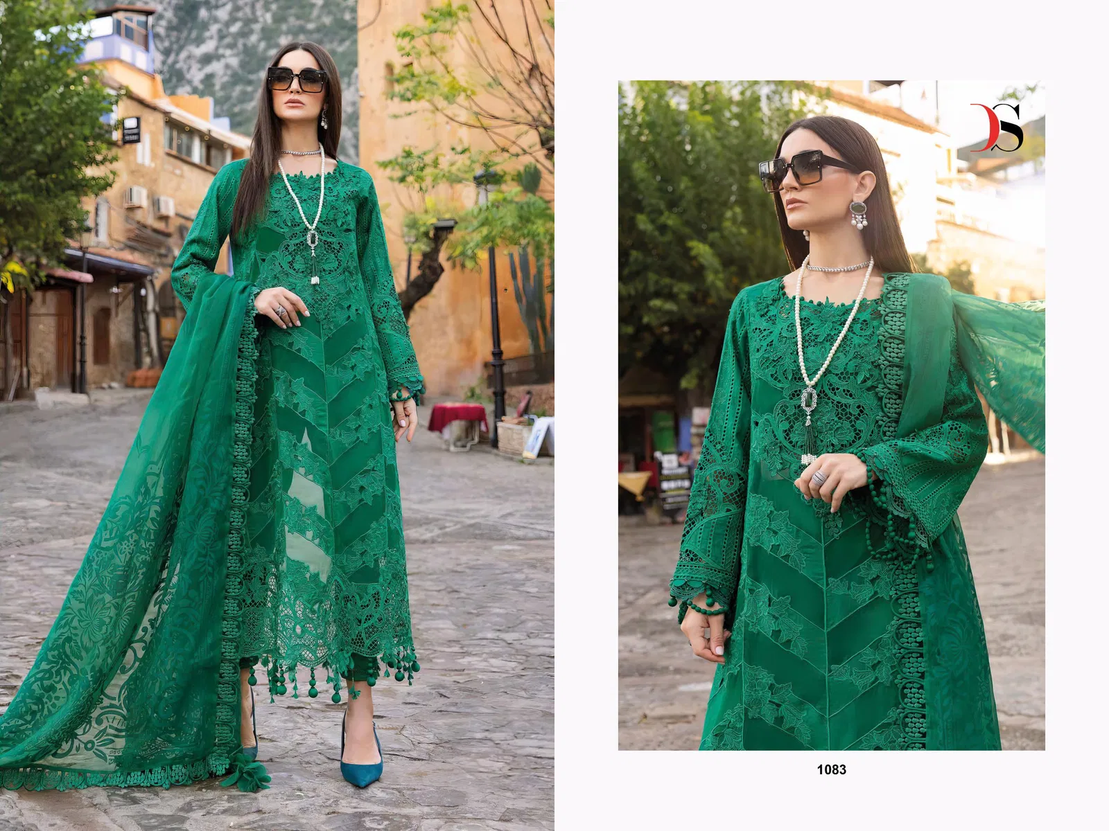 Maria B Voyage Lawn 25 by Deepsy Suits Cotton Dupatta Pakistani Suits Online Wholesale