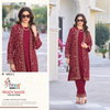 R 1652 By Shree Fabs Wollen Embroidery Readymade Suits Orders In India