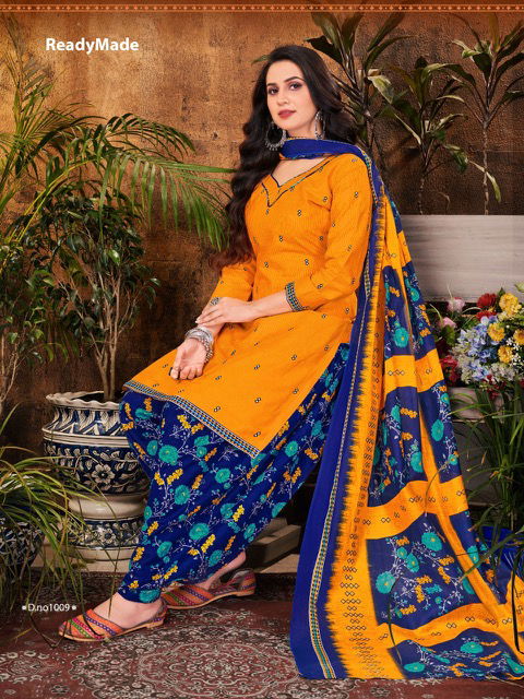 Mitto Patiyala 1 Casual Regular Wear Cotton Printed Ready Made Collection

