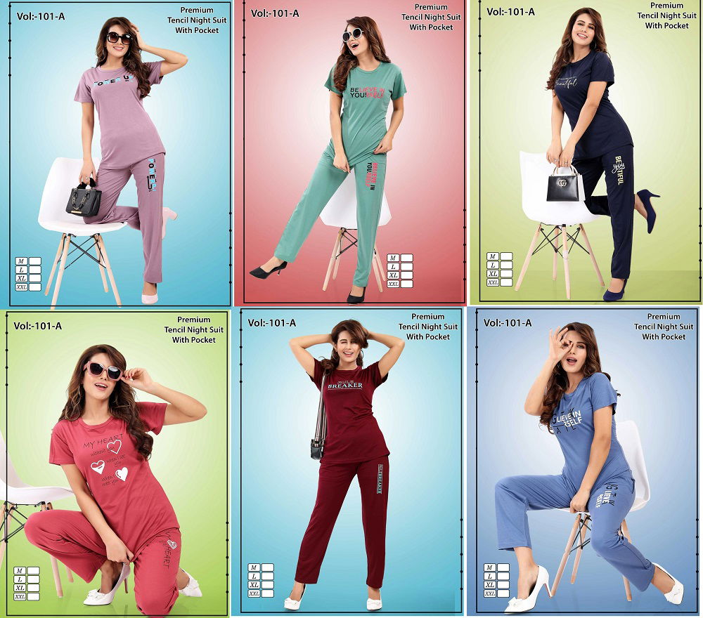 Vol Jc 101 A By Summer Special Night Suits Wholesalers In Delhi
 