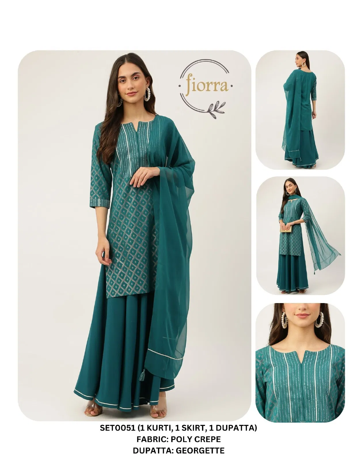 Fiorra SET0051 Designer Sharara Readymade Suits Wholesale Shop In Surat
