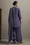 Ethnic Silk Blend Embroidery Ladies Plazzo Suits