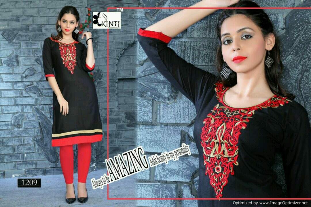 Kinti-Karishma Latest Fancy Ethnic Wear Fancy Kurti collection
 