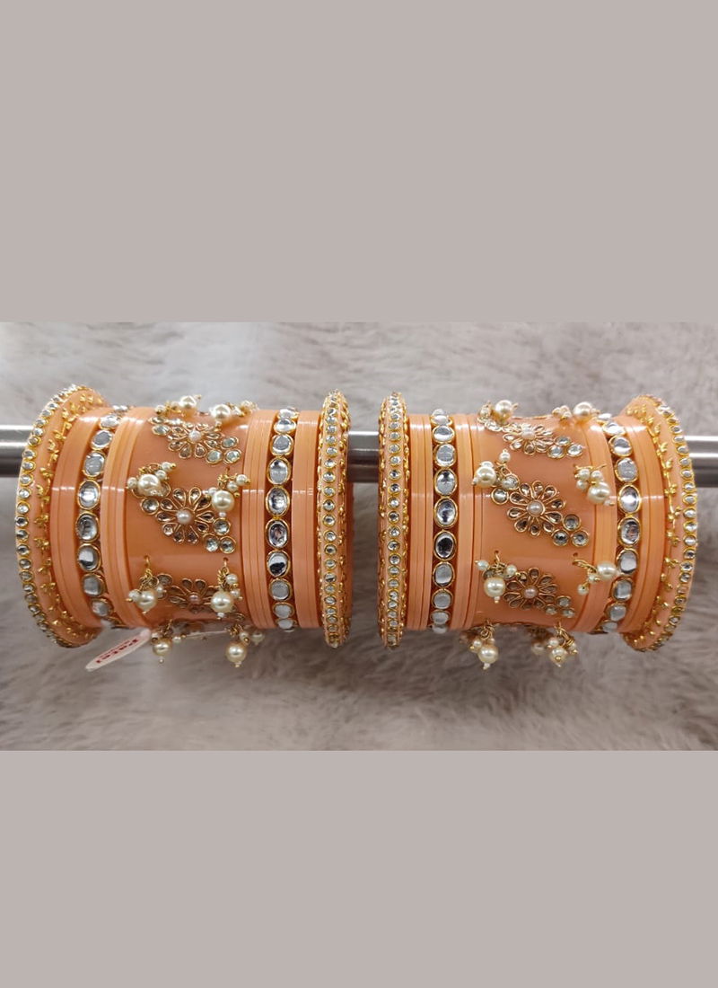 Gorgeous Fancy Bridal  And Party Wear Bangles Collection With Stone Work