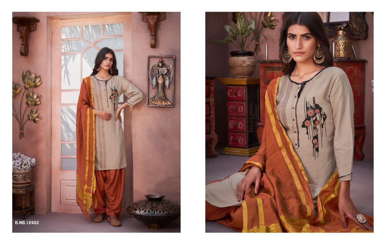 KALAROOP AVENUE PATIYALA Latest Fancy Casual Wear Heavy Flex Rayon With Embroidered Work Readymade Salwar Suit Collection