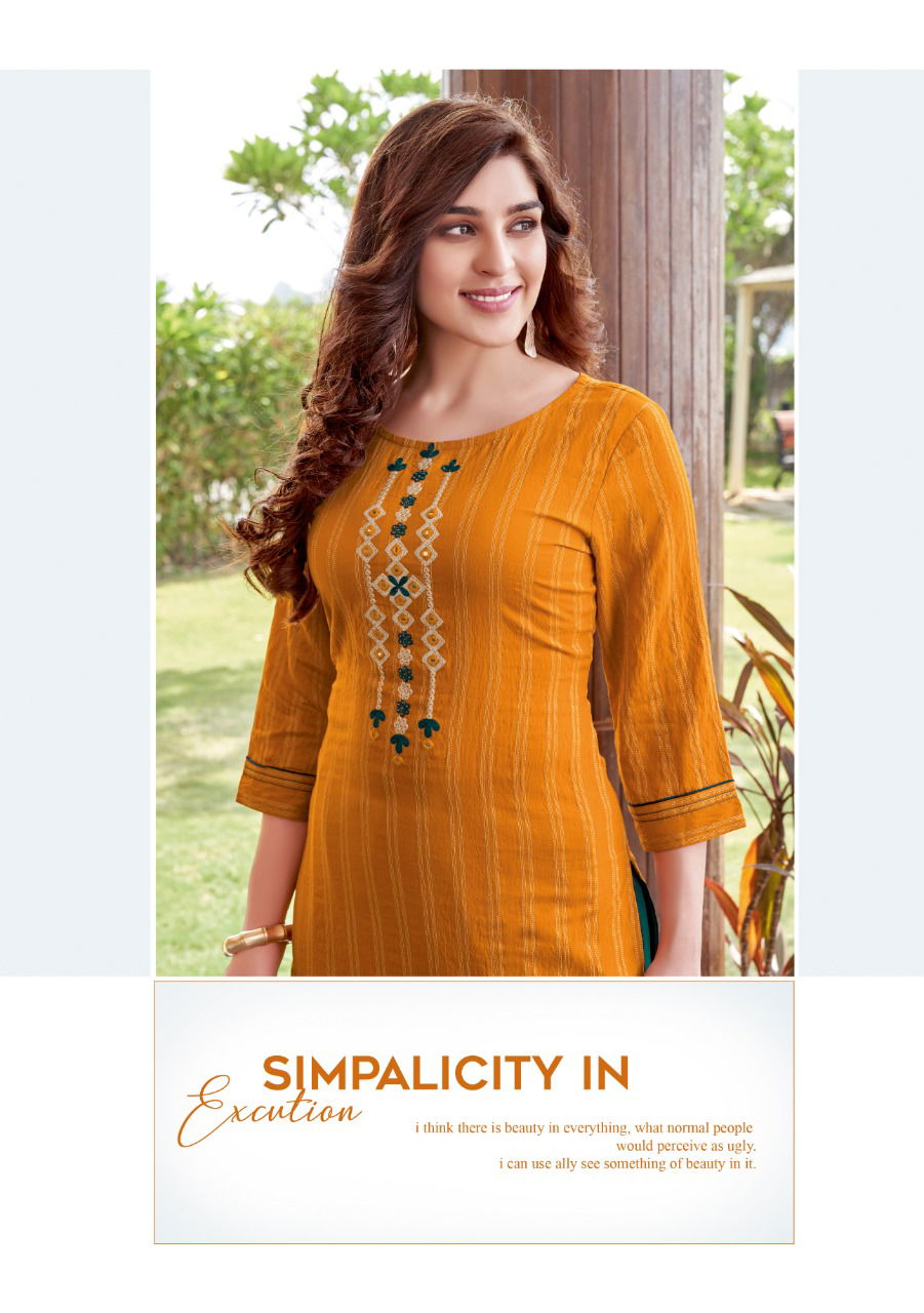 Shalinee Fancy Festive Wear Heavy Designer Pure Cotton Kurti