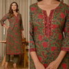 Naisha K 286 Cotton Embroidered Kurti With Bottom Best Wholesale Shop In Surat