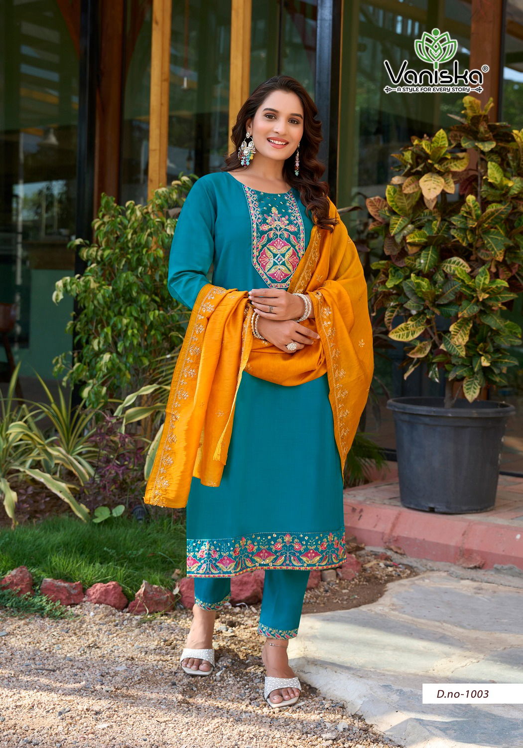Palak Vol 1 By Vaniska Silk Kurti With Bottom Dupatta Wholesale Shop In Surat
