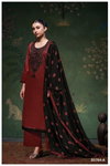Meadow 3764 By Ganga Cotton Satin Designer Salwar Suits Wholesale Online