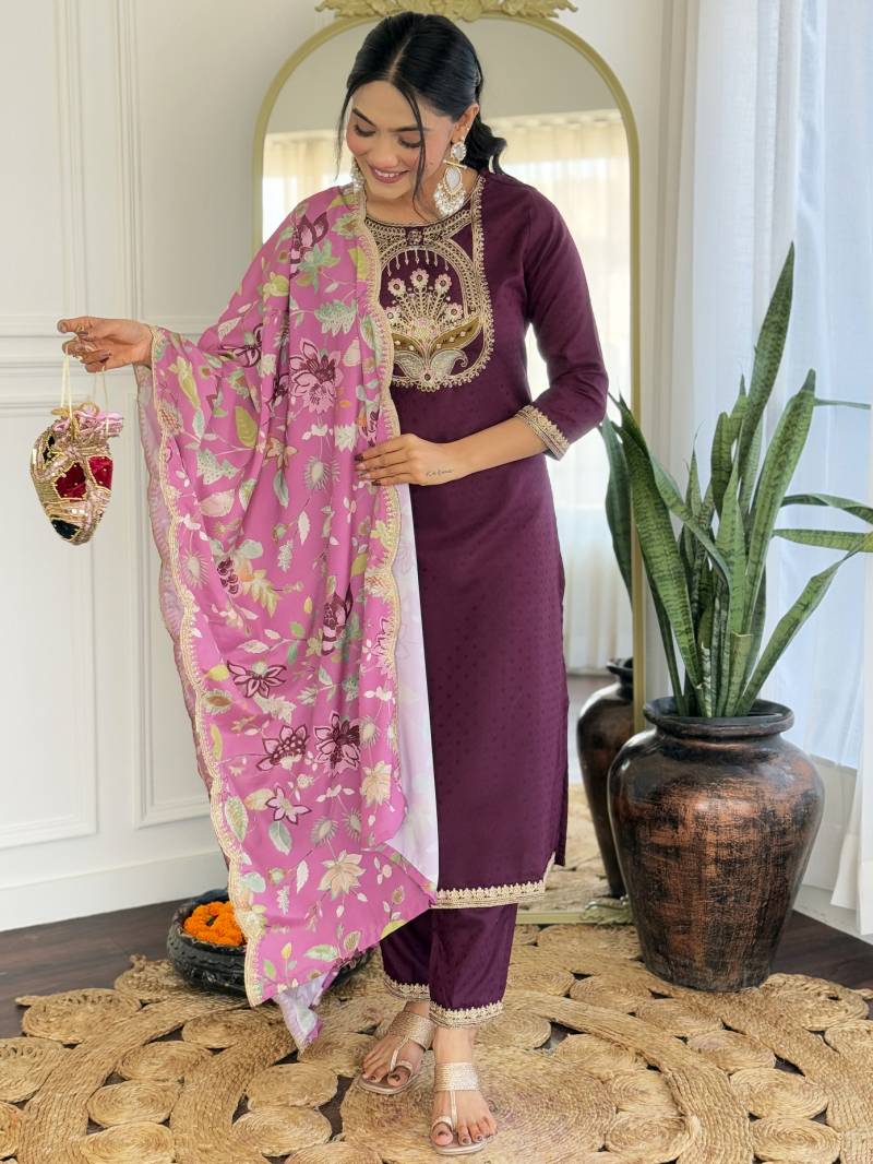 Vx 130 Viscose Rayon Kurti Bottom With Dupatta Wholesale Clothing Distributors In India