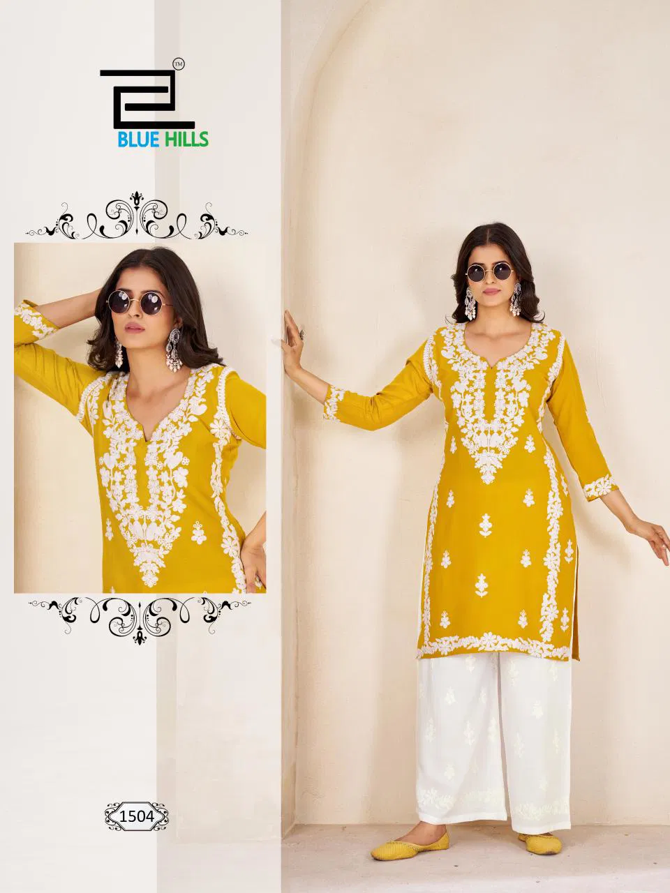 Victoria Vol 15 By Blue Hills Rayon Kurti With Bottom Wholesalers Shop In Surat